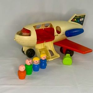 1976 Vintage Fisher-Price Play Family Fun Jet Set (partial)